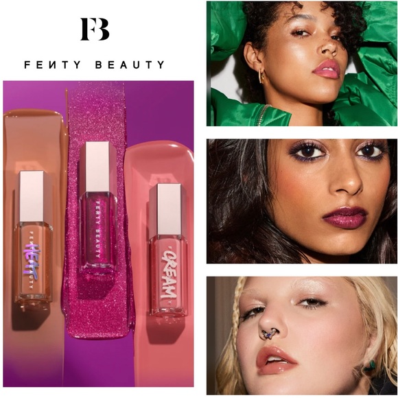 Coffret Fenty Beauty Glossy Posse Vol.6 - Trio De Lip Gloss 9ml (Neuf)